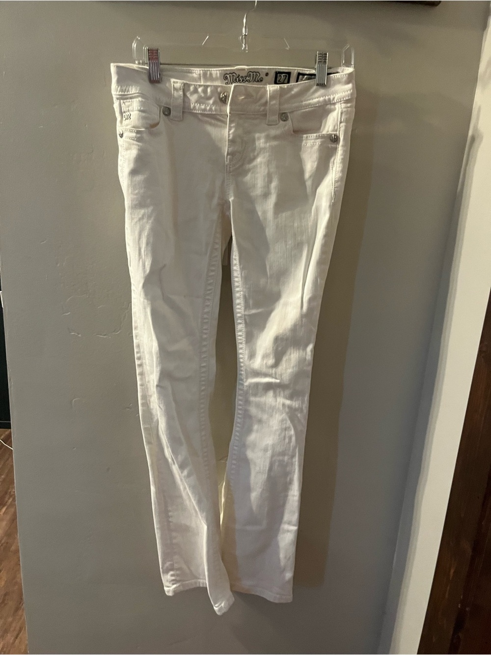 Miss Me White Skinny Jeans - Slim Women's Denim
